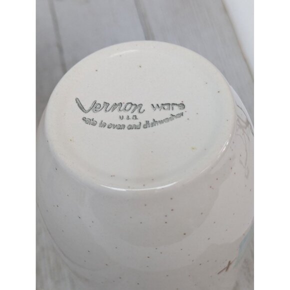 Vintage Set of 4 Vernonware Metlox Heavenly Days 5" Tumblers Cups Glasses MCM - Picture 11 of 12